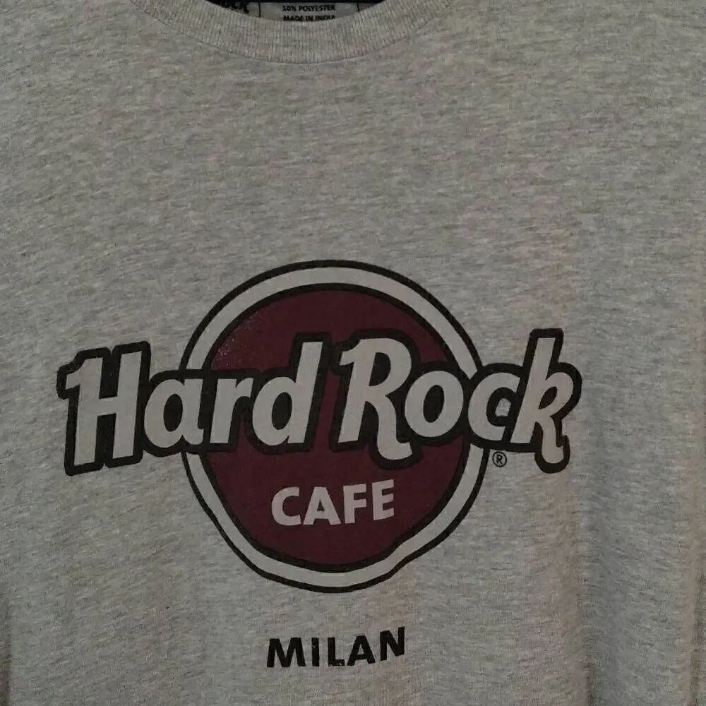 Hard Rock Cafe Milan, Large, Grey and Very Soft